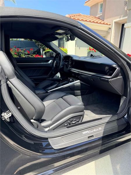 2023 Porsche 911 Turbo S Cabriolet in Black - interior photo 10