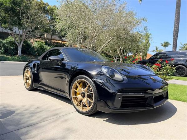 2023 Porsche 911 Turbo S Cabriolet in Black - exterior photo 5