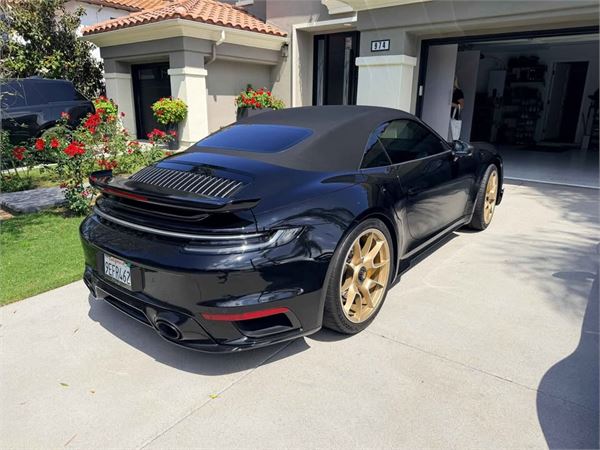 2023 Porsche 911 Turbo S Cabriolet in Black - exterior photo 6