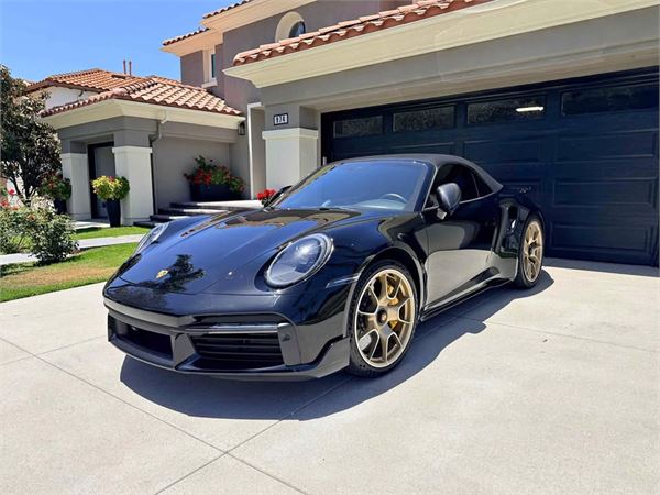 2023 Porsche 911 Turbo S Cabriolet in Black - exterior photo 7