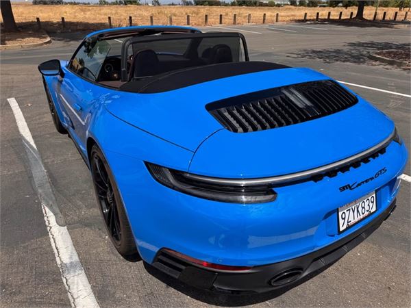 2022 Porsche 911 GTS Cabriolet in Blue - exterior photo 7