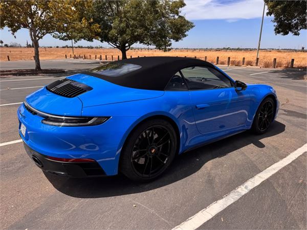 2022 Porsche 911 GTS Cabriolet in Blue - exterior photo 17