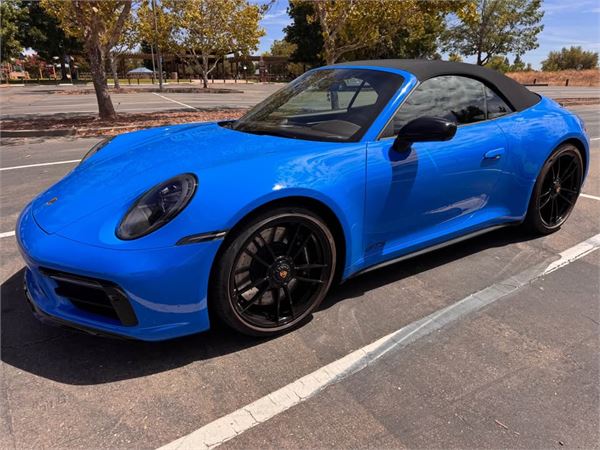 2022 Porsche 911 GTS Cabriolet in Blue - exterior photo 12