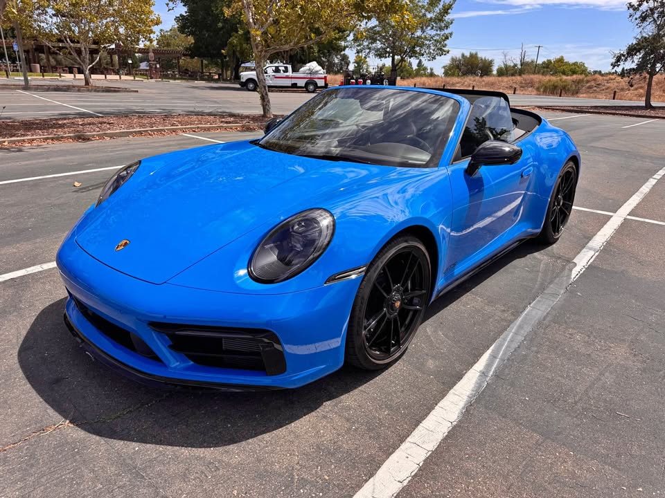 2022 Porsche 911 GTS Cabriolet in Blue - exterior photo 1