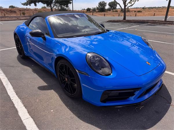 2022 Porsche 911 GTS Cabriolet in Blue - exterior photo 8