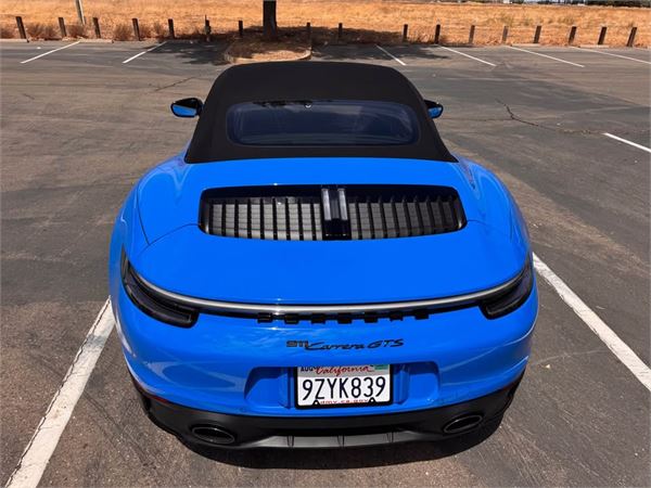 2022 Porsche 911 GTS Cabriolet in Blue - exterior photo 14