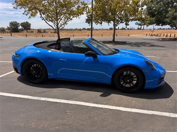 2022 Porsche 911 GTS Cabriolet in Blue - exterior photo 3