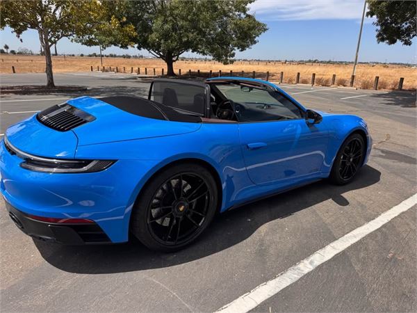 2022 Porsche 911 GTS Cabriolet in Blue - exterior photo 4