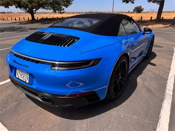 2022 Porsche 911 GTS Cabriolet in Blue - exterior photo 16