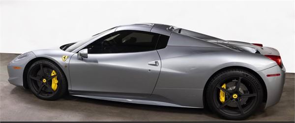 2014 Ferrari 458 Spider in Titanium - exterior photo 2
