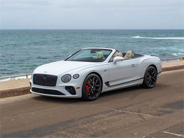 2024 Bentley Continental GTC Speed in Arctica by Mulliner - exterior photo 2