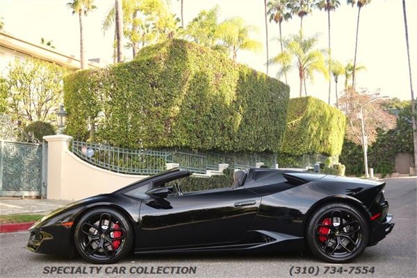 2017 Lamborghini Huracan Spyder in Nero Noctis - exterior photo 9