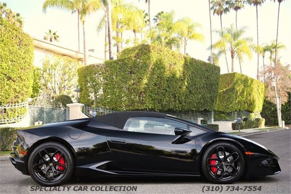2017 Lamborghini Huracan Spyder in Nero Noctis - exterior photo 5