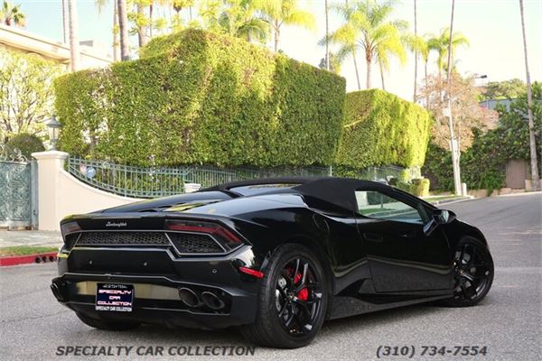 2017 Lamborghini Huracan Spyder in Nero Noctis - exterior photo 6