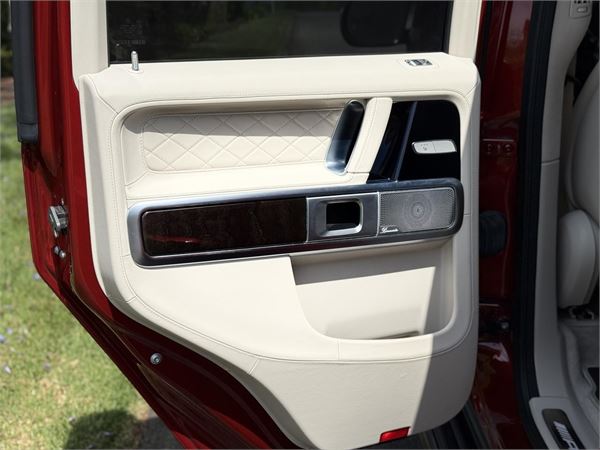 2024 Mercedes-Benz AMG G63 in Cardinal Red Metallic - interior photo 24