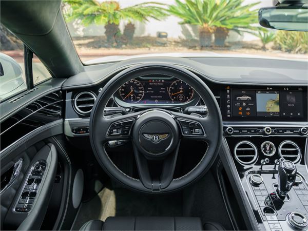 2024 Bentley Continental GT V8 in Glacier White - interior photo 15