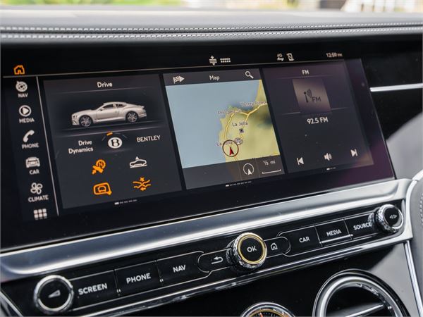 2024 Bentley Continental GT V8 in Glacier White - interior photo 17