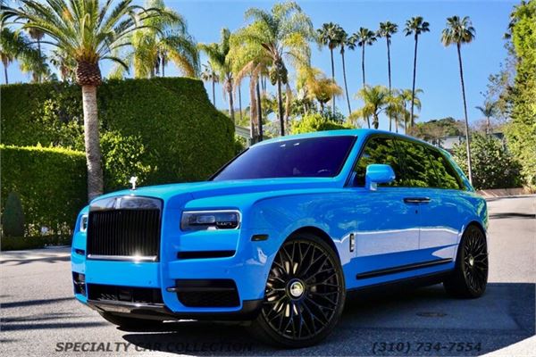 2019 Rolls-Royce Cullinan in Galileo Blue - exterior photo 3