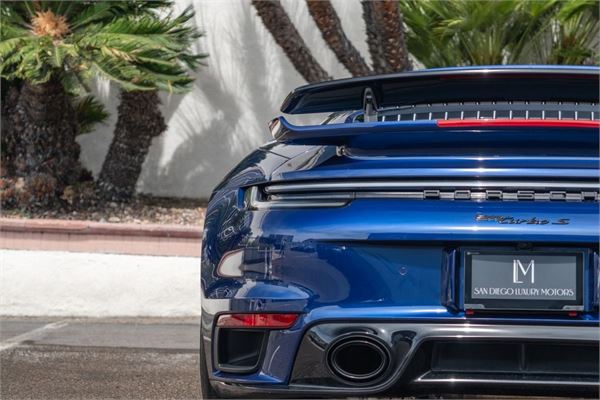 2023 Porsche 911 Turbo in Gentian Blue Metallic - exterior photo 15