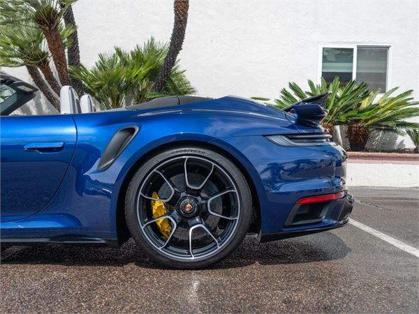 2023 Porsche 911 Turbo in Gentian Blue Metallic - exterior photo 6
