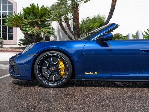 2023 Porsche 911 Turbo in Gentian Blue Metallic - exterior photo 5