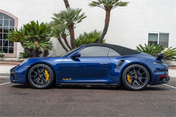 2023 Porsche 911 Turbo in Gentian Blue Metallic - exterior photo 12