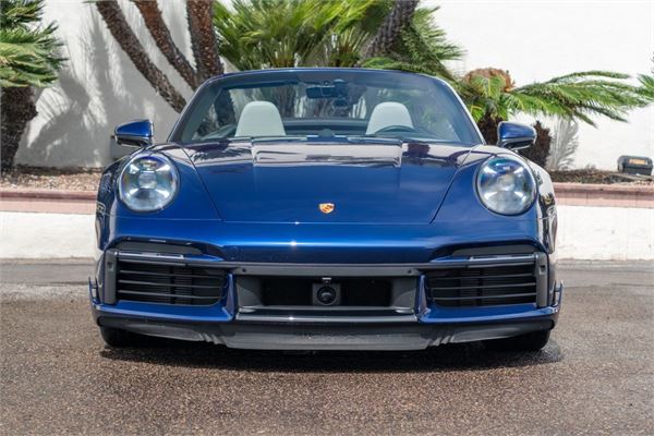 2023 Porsche 911 Turbo in Gentian Blue Metallic - exterior photo 3