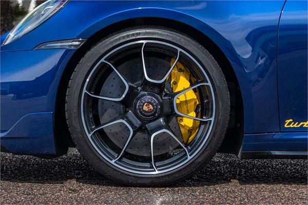2023 Porsche 911 Turbo in Gentian Blue Metallic - exterior photo 7