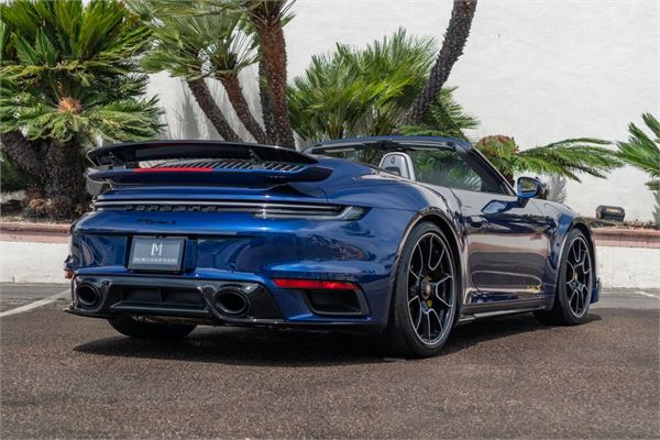 2023 Porsche 911 Turbo in Gentian Blue Metallic - exterior photo 17