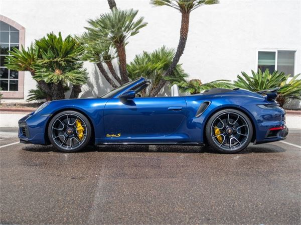 2023 Porsche 911 Turbo in Gentian Blue Metallic - exterior photo 4