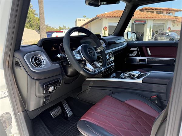 2024 Mercedes-Benz AMG G63 in Moonlight White Magno - interior photo 8