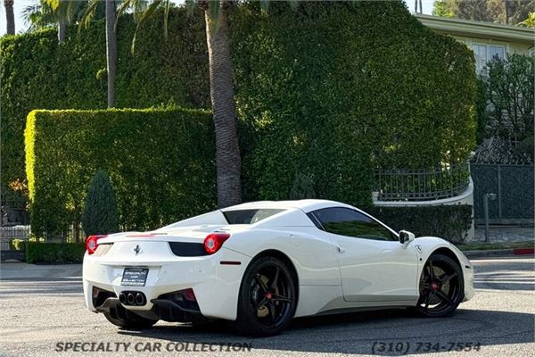 2014 Ferrari 458 Italia Spider in Bianco Avus - exterior photo 9