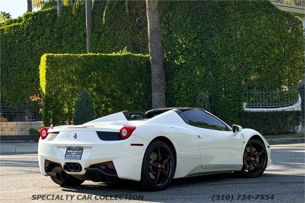 2014 Ferrari 458 Italia Spider in Bianco Avus - exterior photo 8