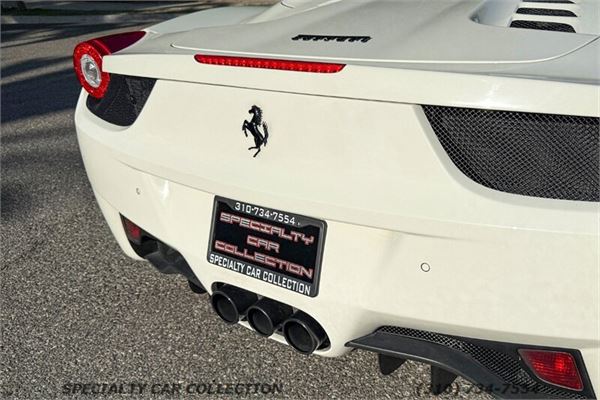 2014 Ferrari 458 Italia Spider in Bianco Avus - exterior photo 16
