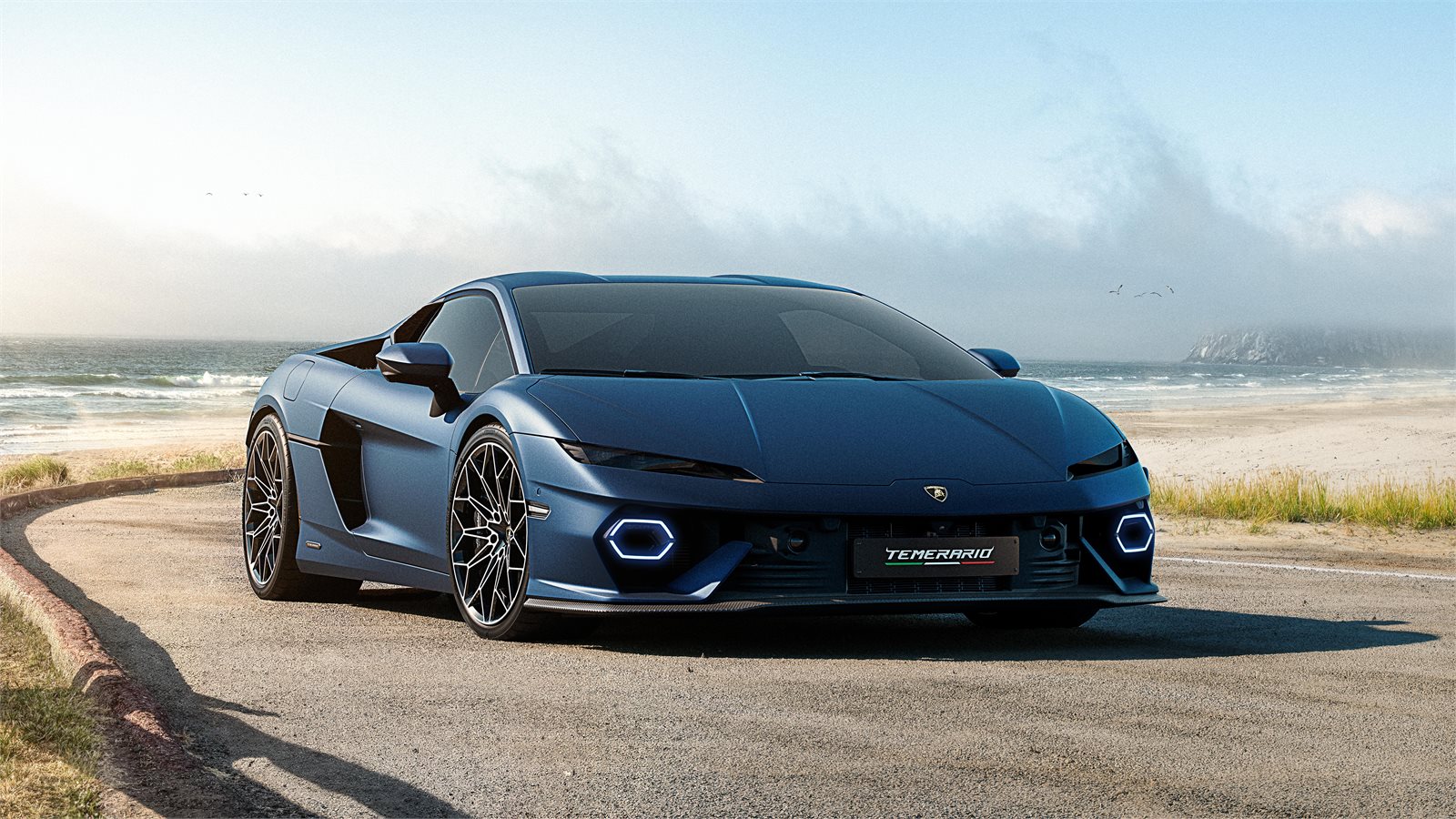 2027 Lamborghini Temerario in Blu Marinus Matt - exterior photo 1