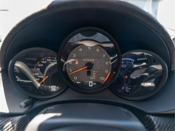 2025 Porsche 718 Cayman GT4 RS Weissach in White - interior photo 22