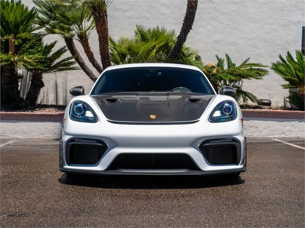 2025 Porsche 718 Cayman GT4 RS Weissach in White - exterior photo 3