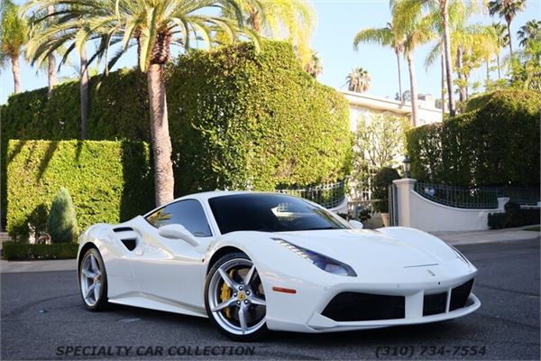 2017 Ferrari 488 GTB in Bianco Avus - exterior photo 4