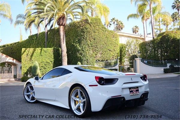 2017 Ferrari 488 GTB in Bianco Avus - exterior photo 8