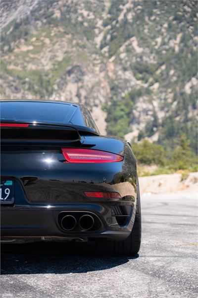 2015 Porsche 911 Turbo in Black - exterior photo 5