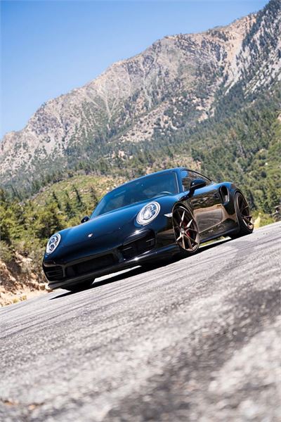 2015 Porsche 911 Turbo in Black - exterior photo 7
