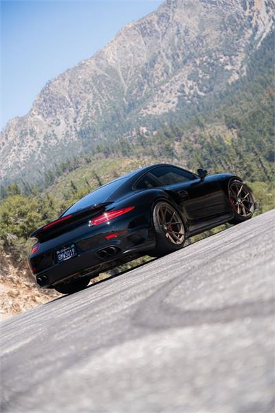 2015 Porsche 911 Turbo in Black - exterior photo 9