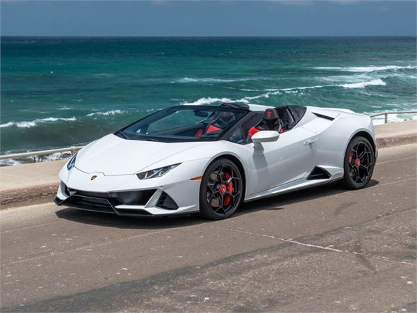 2024 Lamborghini Huracan EVO in Bianco Icarus Metallic - exterior photo 2