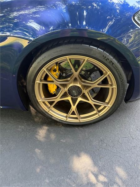 2023 Porsche 718 Cayman GT4 RS in Gentian Blue Metallic - exterior photo 6