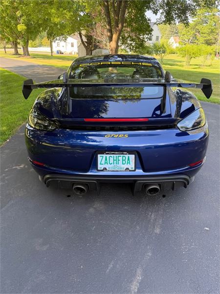 2023 Porsche 718 Cayman GT4 RS in Gentian Blue Metallic - exterior photo 11