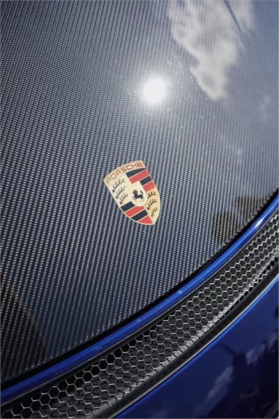 2023 Porsche 718 Cayman GT4 RS in Gentian Blue Metallic - exterior photo 3