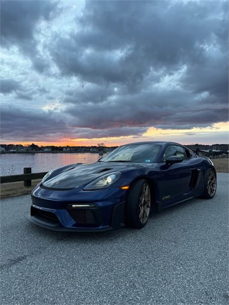 2023 Porsche 718 Cayman GT4 RS in Gentian Blue Metallic - exterior photo 1
