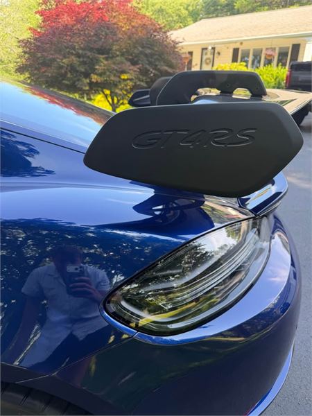 2023 Porsche 718 Cayman GT4 RS in Gentian Blue Metallic - exterior photo 7
