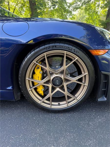 2023 Porsche 718 Cayman GT4 RS in Gentian Blue Metallic - exterior photo 8
