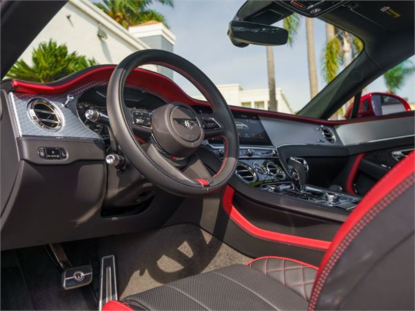 2024 Bentley Continental GT Speed in Dragon Red II Metallic - interior photo 23